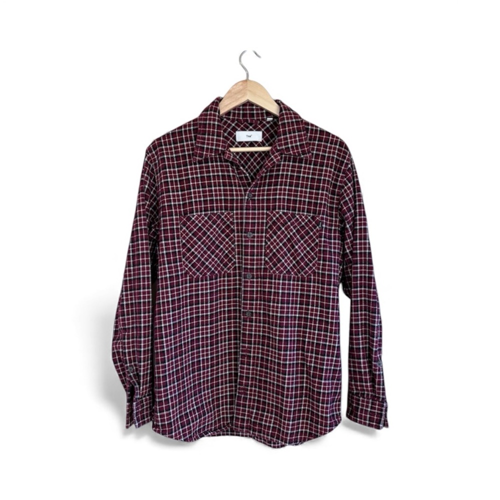 TNA Burgundy Plaid Flannel‎